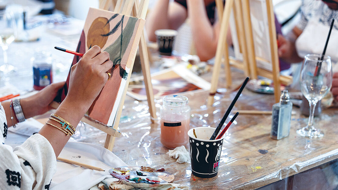 Peterskapelle open studio - offenes Malatelier