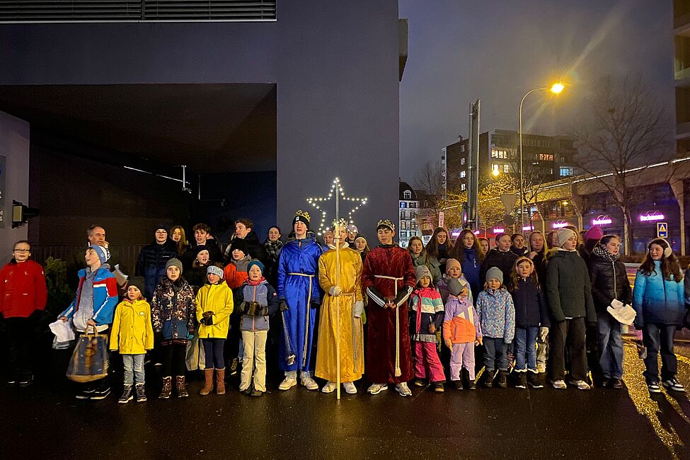 Sternsinger unterwegs