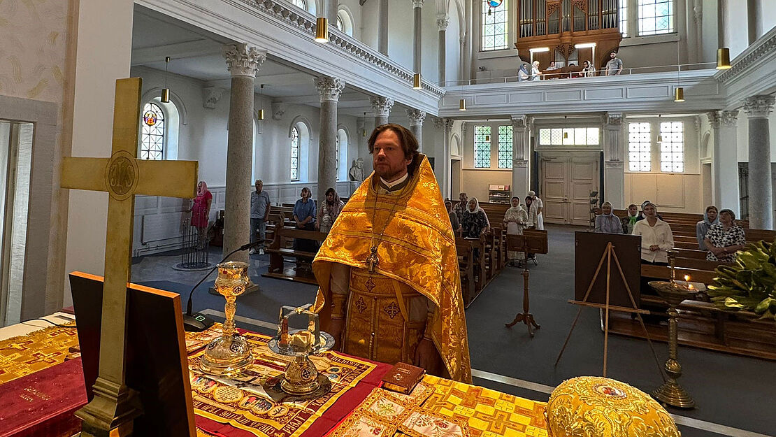 Besuch des Ukrainisch-orthodoxen Gottesdienstes in der Christkatholischen Kirche Luzern