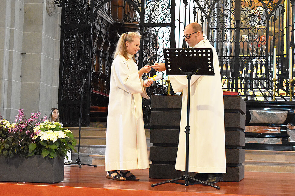Voll Vertrauen zuhören – Claudia Nuber als Pfarreileiterin von St. Leodegar eingesetzt