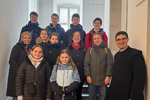 Minis zu Besuch in Einsiedeln