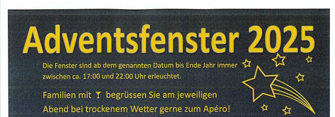 Adventsfenster im Quartier St. Michael