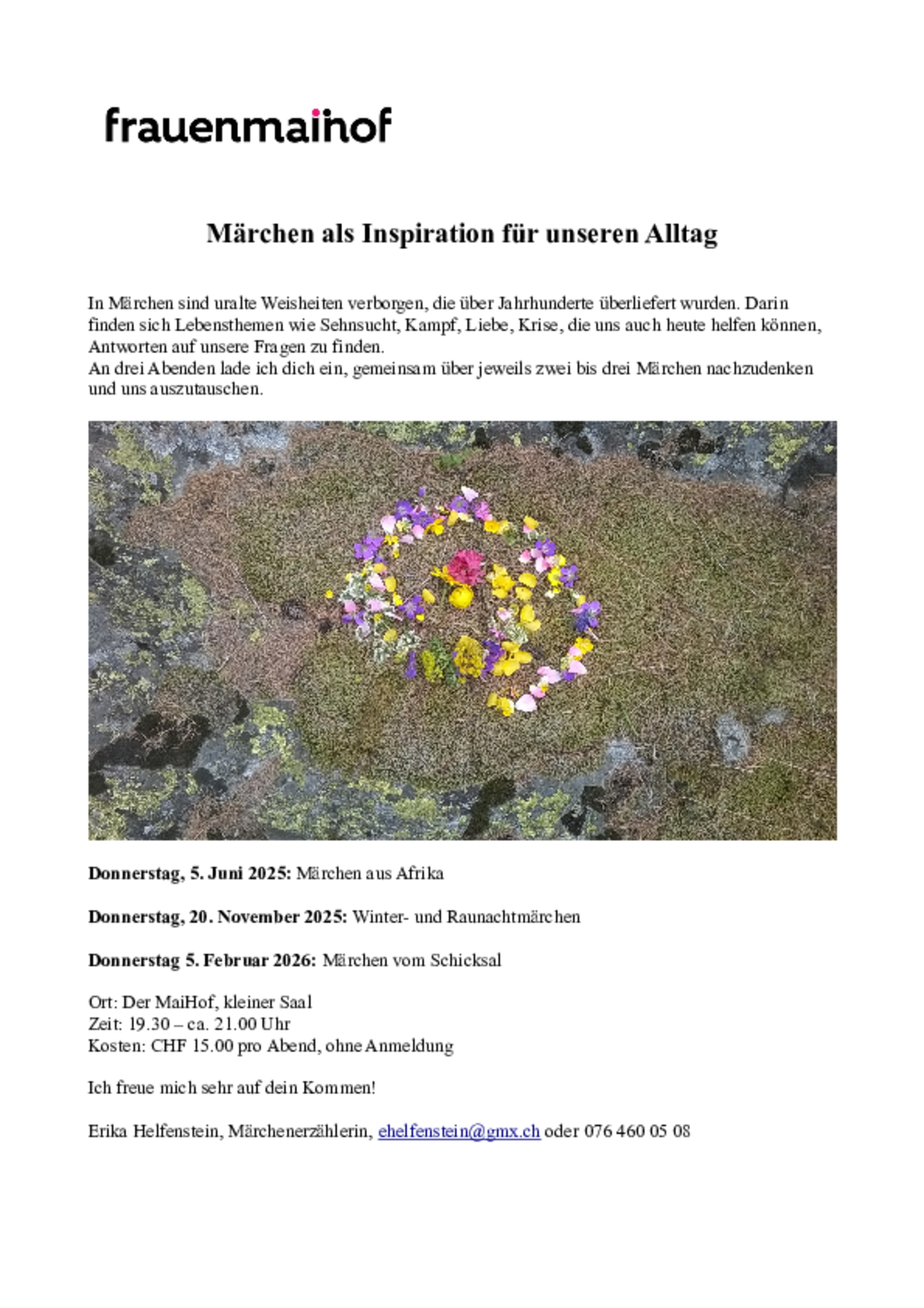 Märchen als Inspiration für unseren Alltag