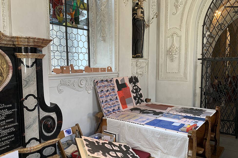 Ein Atelier in der Kapelle