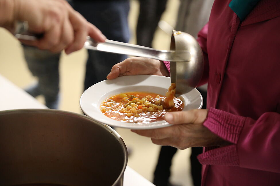 Die Suppe für den guten Zweck