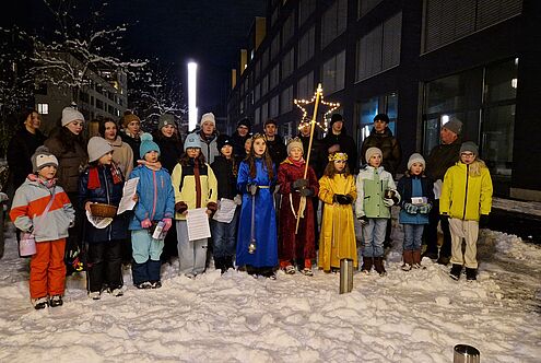 Sternsinger unterwegs