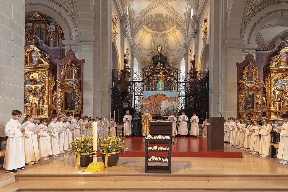 Erstkommunion in der Pfarrei St. Leodegar 